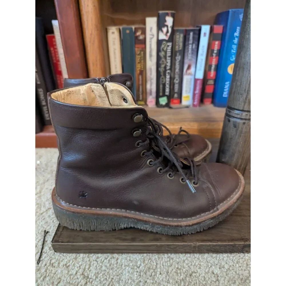 El Naturalista N5572 Volcano Women's Oxford Boot Brown Size 38 US 8